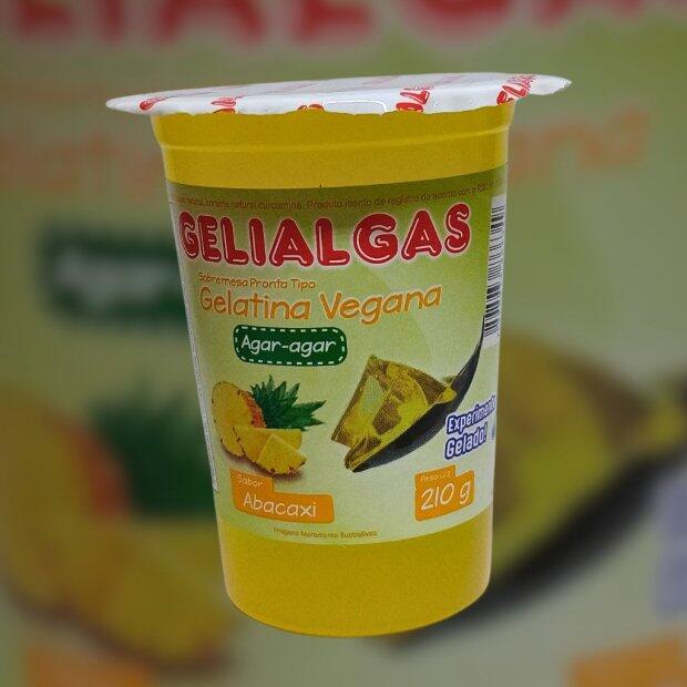 Gelatina Vegetal de Algas Marinhas sabor Abacaxi 210g
