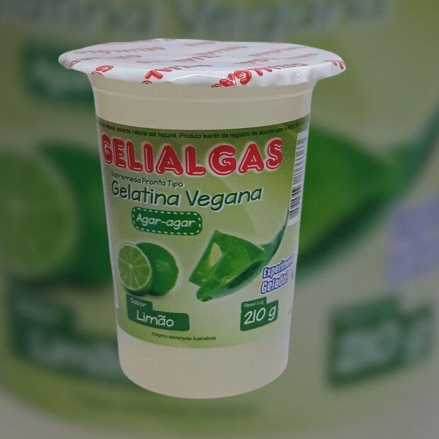 Gelatina Vegetal de Algas Marinhas sabor Limo 210g