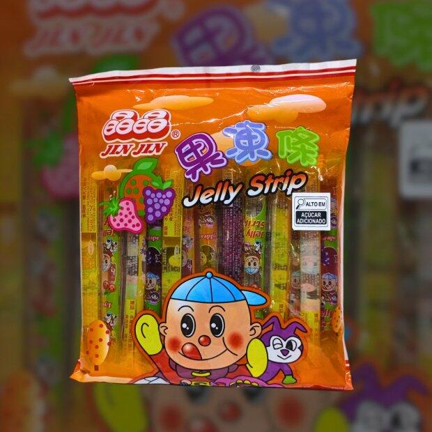 JIN JIN GELATINA SABOR FRUTAS MISTAS EM TIRAS 470g