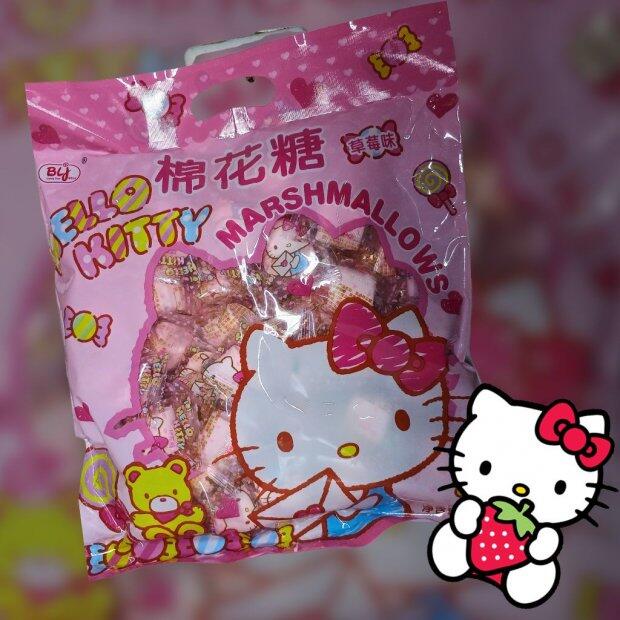 Marshmallow Hello Kitty Sabor Morango 180g