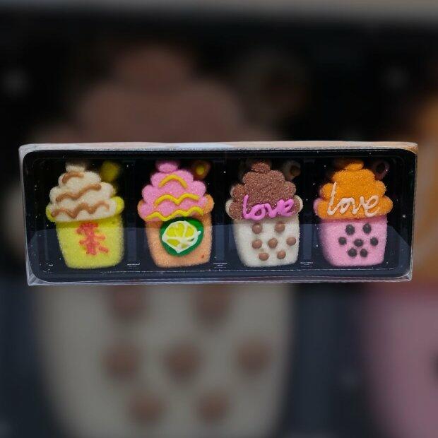 Marshmallow Sabor Frutas formato Bubbletea 80g