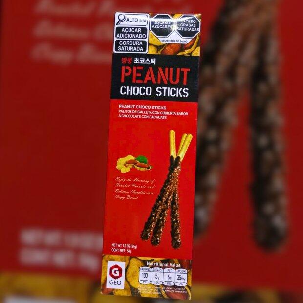 Palitos de Amendoim e Chocolate 54g