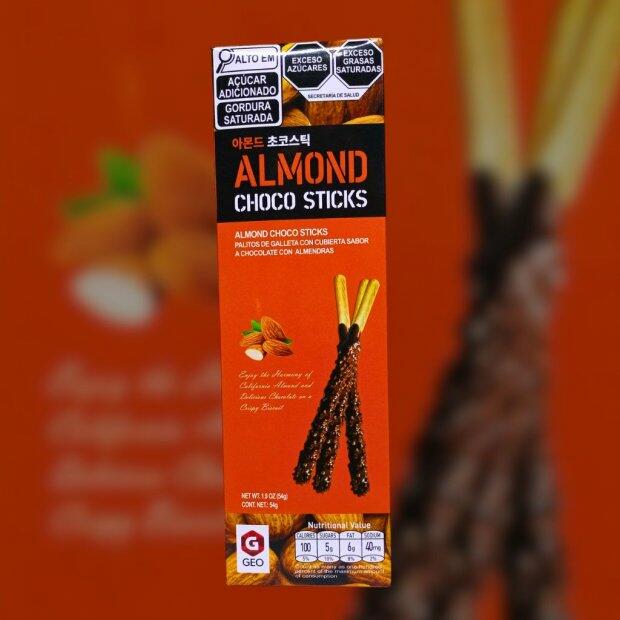 Palitos de Chocolate com Amndoas  54g