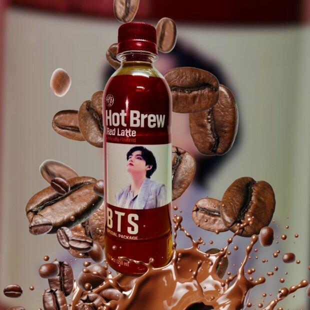 Refresco BTS Caf Latte Vermelho 350ml