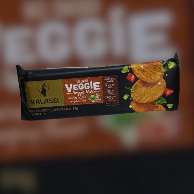 Snack Rice Cracker Veggie Mix Kalassi 100g