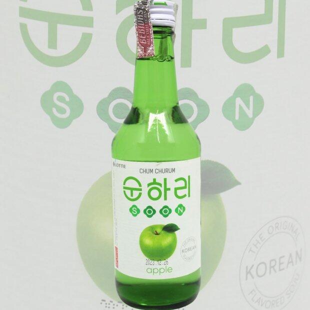 Soju Coreano 12% de alc sabor Maa verde 360ML