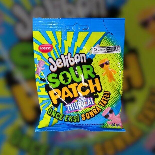 Sour Patch Jelibon Frutas Tropicais 80g