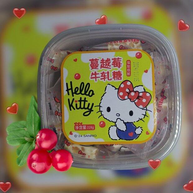 Torrone com Cranberry Hello Kitty 228g